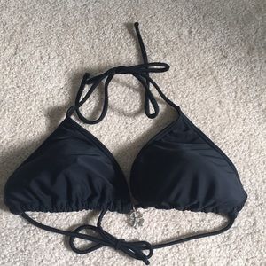 Black Bikini top with Charm